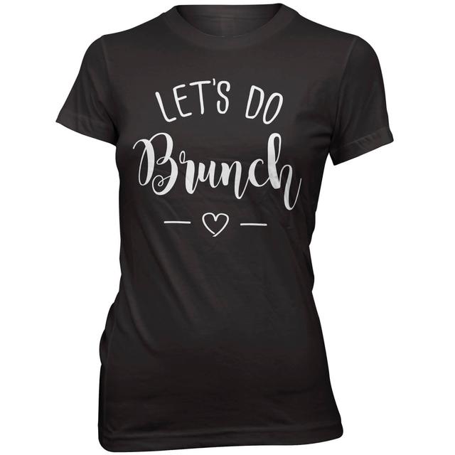 Let's do Brunch Frauen T-Shirt - XL - Schwarz on Productcaster.