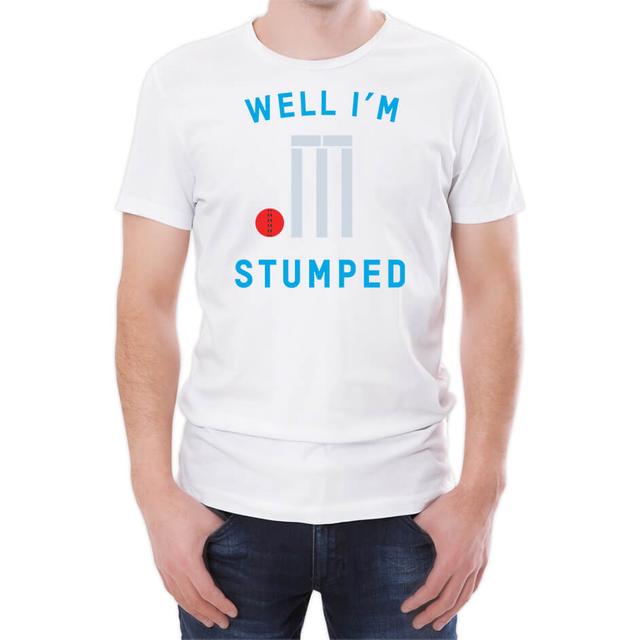 Well I'm Stumped Men's White T-Shirt - L - White on Productcaster.