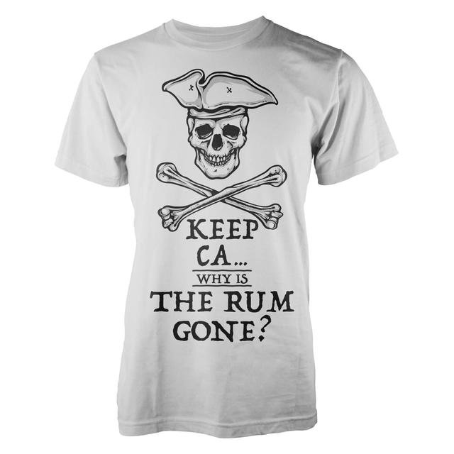 Keep Ca.. Why Is The Rum Gone? Men's White T-Shirt - XL on Productcaster.