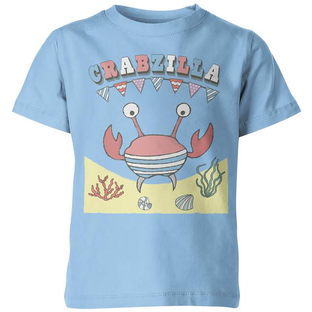 My Little Rascal Crabzilla Kids' T-Shirt - Light Blue - 9-10yrs - Blau on Productcaster.