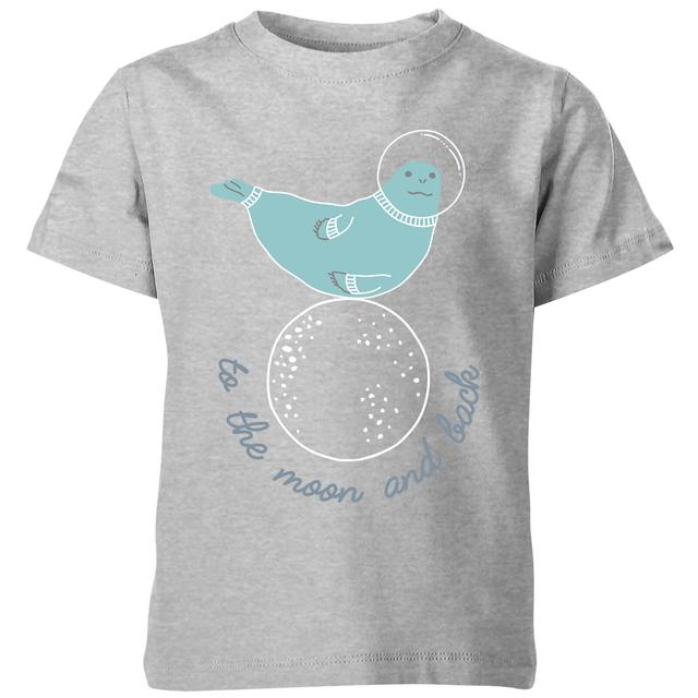 My Little Rascal Kids to the Moon and Back Grey T-Shirt - 11-12 Jahre - Grau on Productcaster.