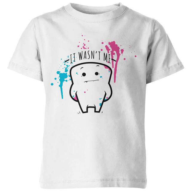 My Little Rascal Kids It Wasnt Me! White T-Shirt - 9-10 Years - White on Productcaster.