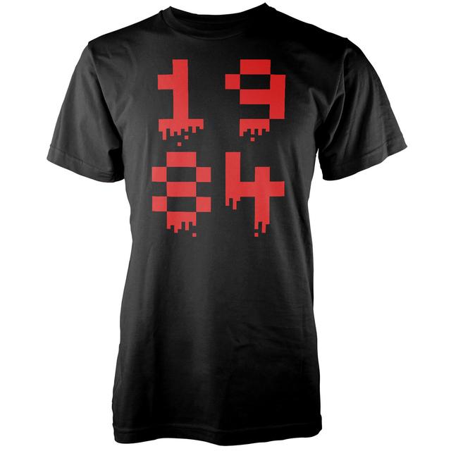 1984 Pixel Men's Black T-Shirt - XL - Schwarz on Productcaster.