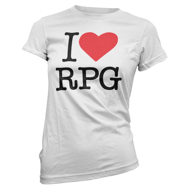 I Love RPG Women's White T-Shirt - S - Weiß on Productcaster.