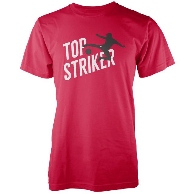 Top Striker Men's Red T-Shirt - M - Rot on Productcaster.