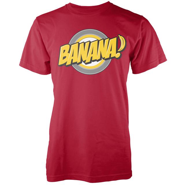 Banana Men's Red T-Shirt - S - Red on Productcaster.