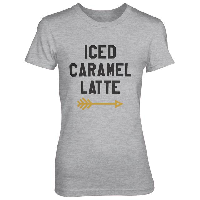 Iced Caramel Latte Women's Grey T-Shirt - XL - Grey on Productcaster.