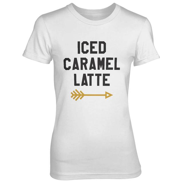 Iced Caramel Latte Women's White T-Shirt - L - Weiß on Productcaster.