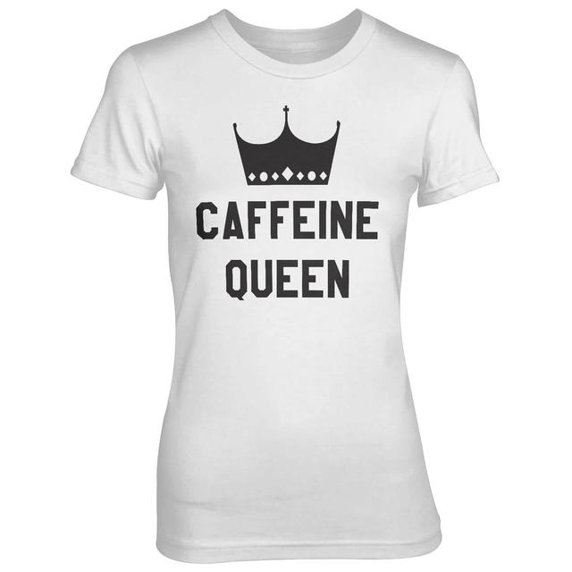 Caffeine Queen Women's White T-Shirt - XL - Weiß on Productcaster.