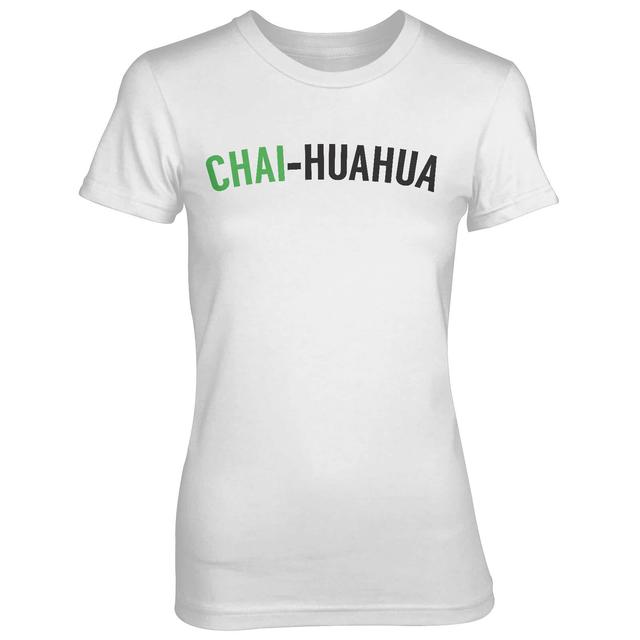 Chai-huahua Women's White T-Shirt - XL - Weiß on Productcaster.