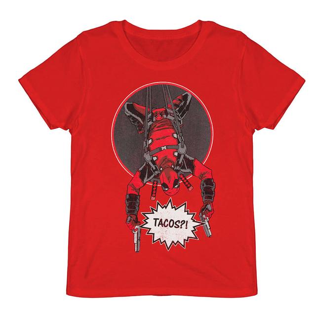 Deadpool Did Someone Say Tacos? Red T-Shirt - L on Productcaster.