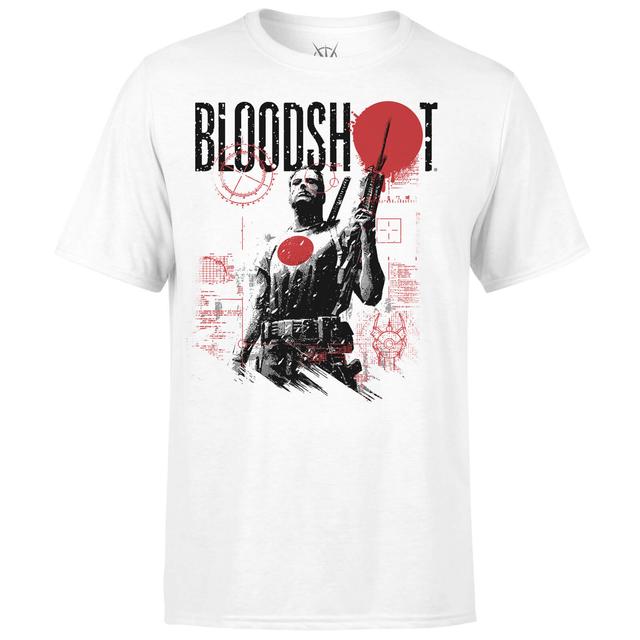 Valiant Comics Bloodshot Graphic T-Shirt - White - M - White on Productcaster.