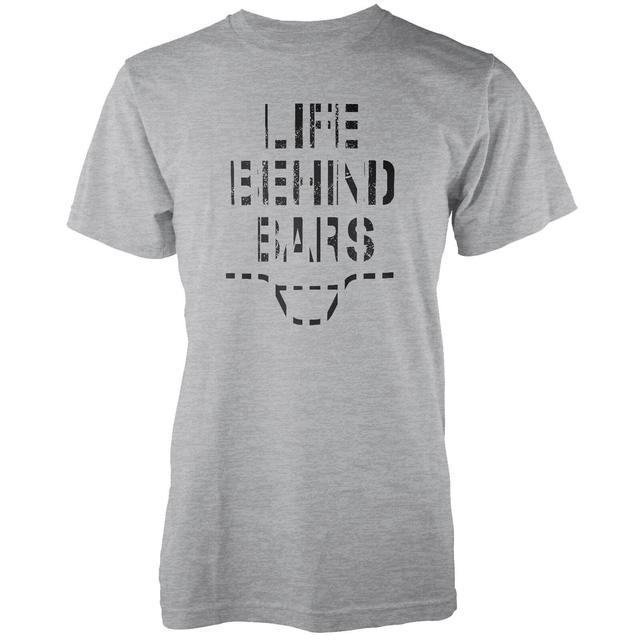 Life Behind Bars Grey T-Shirt - L - Grau on Productcaster.