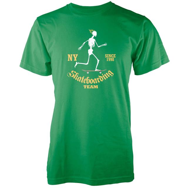 NY Skateboarding Team Est.1998 Green T-Shirt - S - Grün on Productcaster.