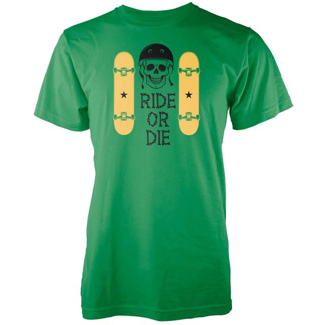 Ride Or Die Green T-Shirt - XXL - Grün on Productcaster.