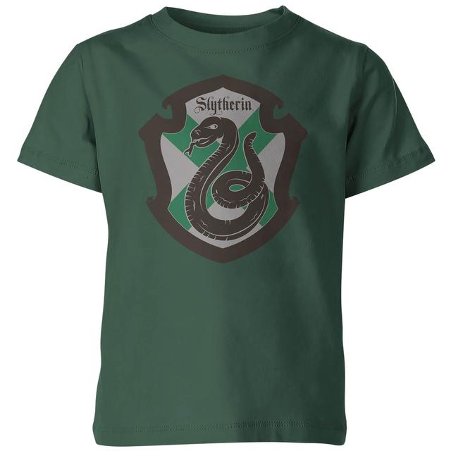 Harry Potter Slytherin House Green Kids' T-Shirt - 9-10 år on Productcaster.