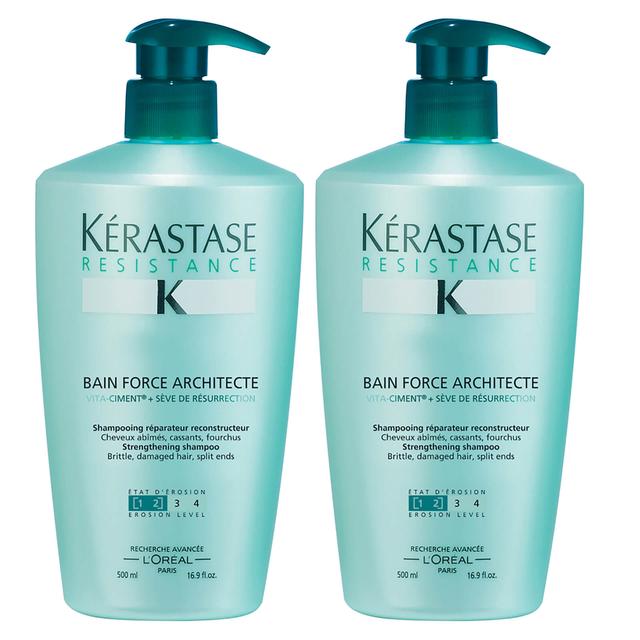 Kérastase Resistance Bain Force Architecte (500ml) Duo on Productcaster.