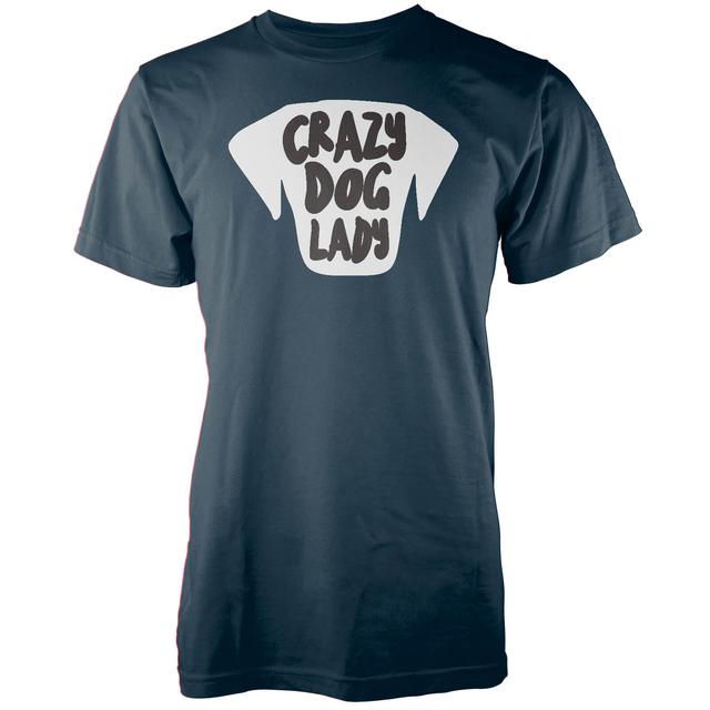 Crazy Dog Lady Navy T-Shirt - XXL - Marineblau on Productcaster.