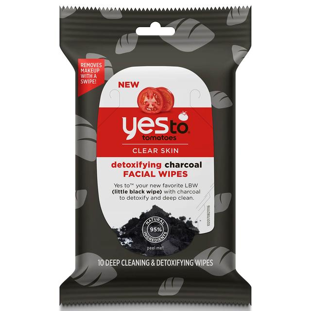 yes to Tomatoes Detoxifying Charcoal Wipes (Pack of 10) on Productcaster.