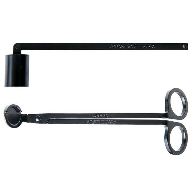 Urban Apothecary Wick Trimmer and Snuffer Set Black on Productcaster.