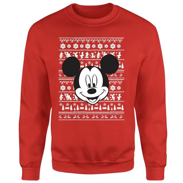 Disney Kersttrui Mickey Mouse - Rood on Productcaster.