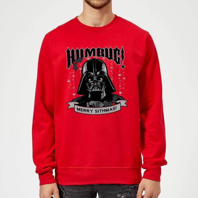 Star Wars Darth Vader Merry Sithmas Red Christmas Jumper - M on Productcaster.