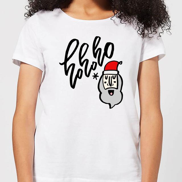 Ho Ho Ho Women's T-Shirt - White - S - Weiß on Productcaster.