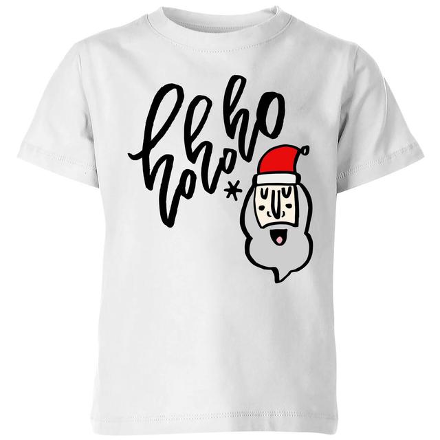 Ho Ho Ho Kids' T-Shirt - White - 5-6 Jahre - Weiß on Productcaster.