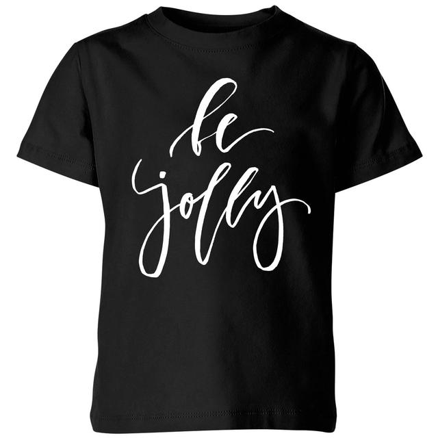 Be Jolly Kids' T-Shirt - Black - 3-4 Jahre - Schwarz on Productcaster.