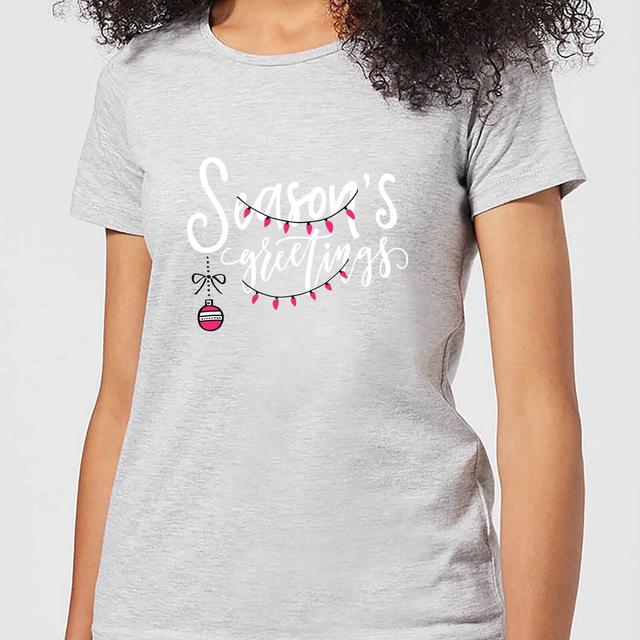 Seasons Greetings Women's T-Shirt - Grey - 4XL - Grau on Productcaster.