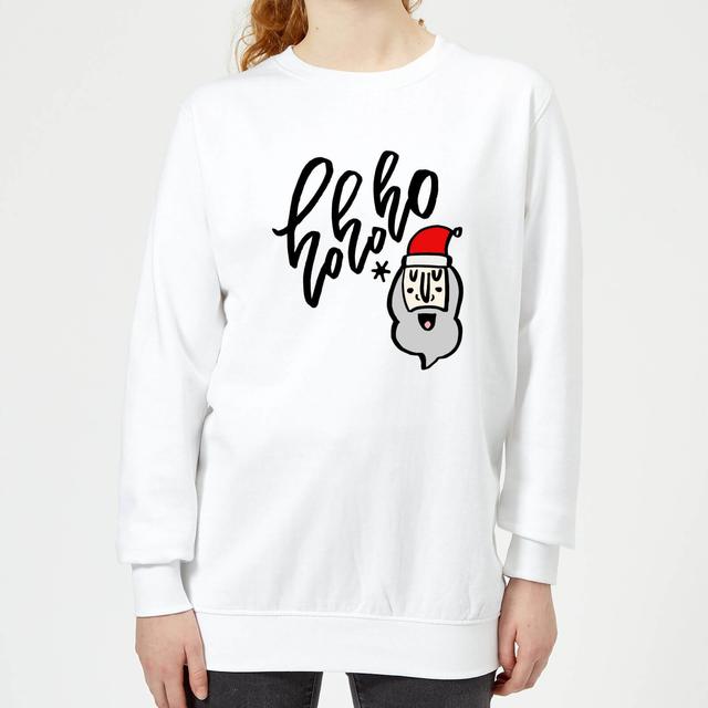 Ho Ho Ho Frauen Sweatshirt - Weiß - XS - Weiß on Productcaster.