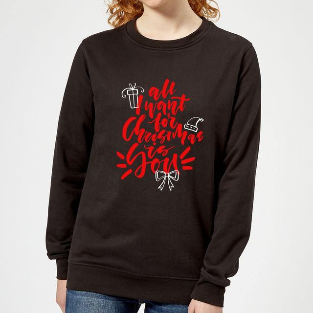 All i want for Christmas Frauen Sweatshirt - Schwarz - XL - Schwarz on Productcaster.