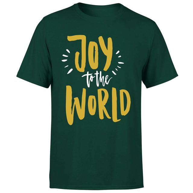 Joy to the World T-Shirt - Forest Green - XS - Forest Green on Productcaster.