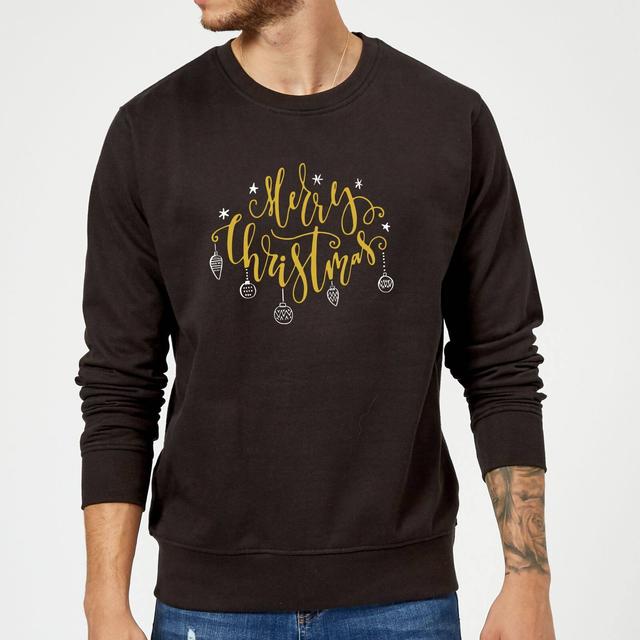 Merry Christmas Sweatshirt - Black - 5XL on Productcaster.