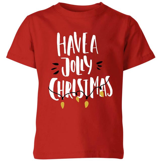 Have a Jolly Christmas Kids' T-Shirt - Red - 11-12 Jahre - Rot on Productcaster.