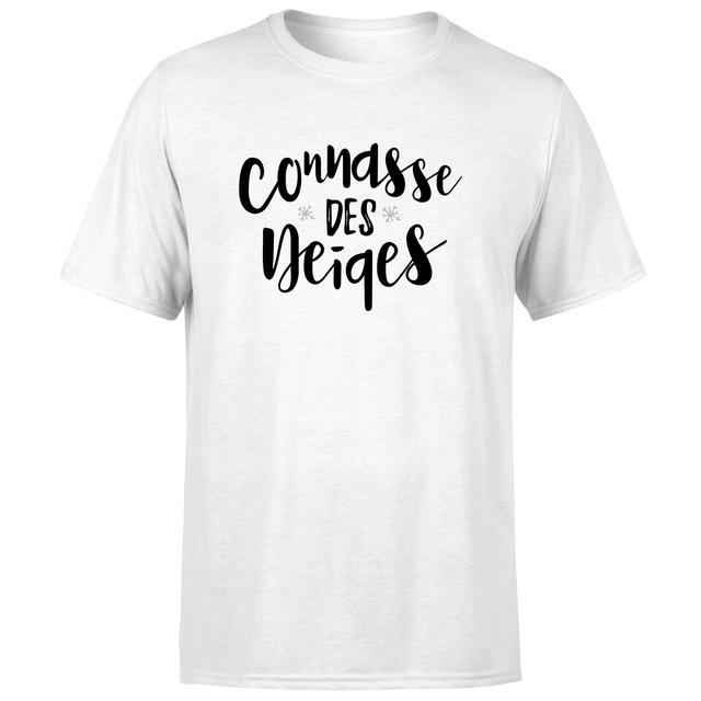 Connasse Des Neiges T-Shirt - White - 5XL - Weiß on Productcaster.