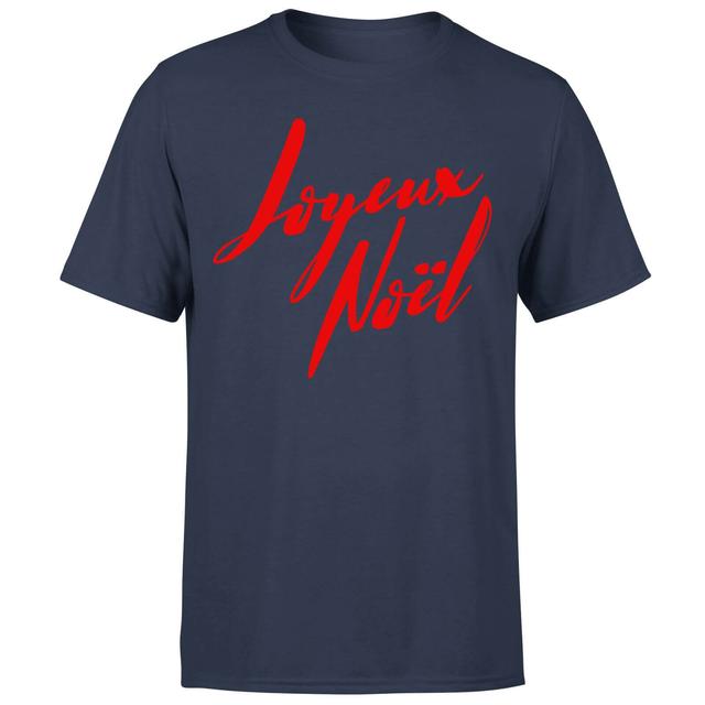 Joyeux Noel Holly Jolly international T-Shirt - Navy - XL - Marineblau on Productcaster.