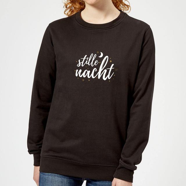 Stille Nacht Frauen Sweatshirt - Schwarz - L - Schwarz on Productcaster.