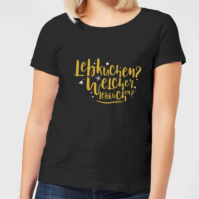 Lebkuchen Frauen T-Shirt - Schwarz - S - Schwarz on Productcaster.