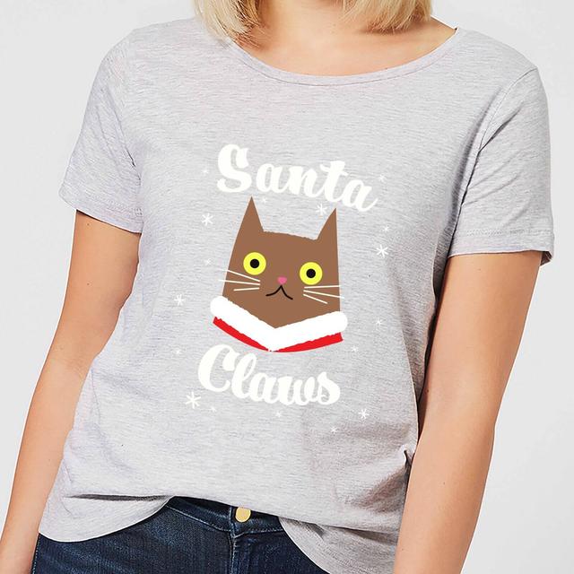 Santa Claws Women's T-Shirt - Grey - 3XL - Grau on Productcaster.