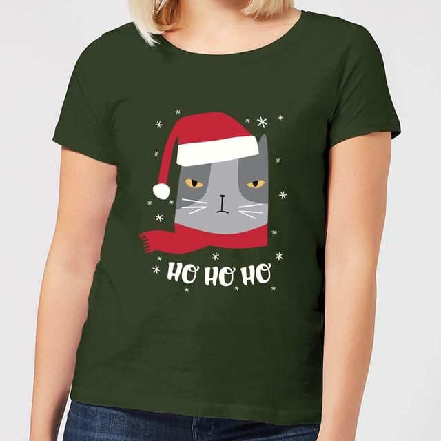 Ho Ho Ho Women's T-Shirt - Forest Green - L - Forest Green on Productcaster.