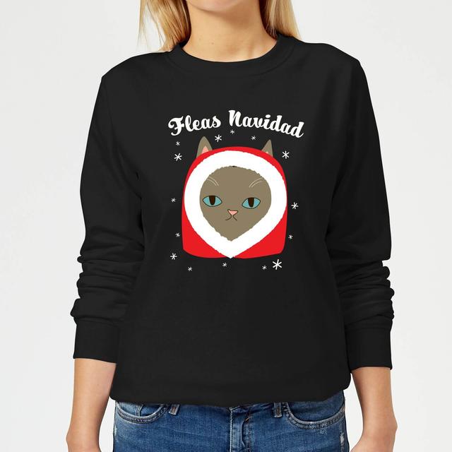 Fleas Navidad Frauen Sweatshirt - Schwarz - XS - Schwarz on Productcaster.