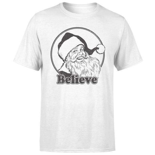 Believe Grey T-Shirt - White - S - Weiß on Productcaster.