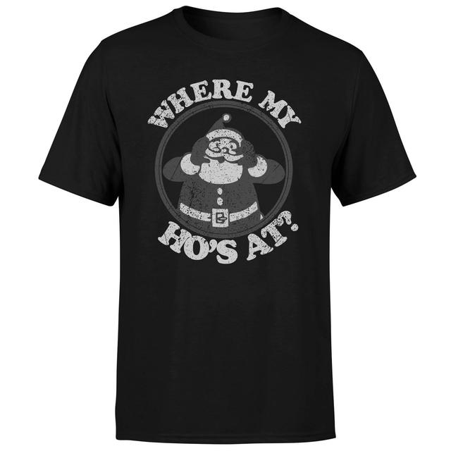 Where My Ho's At Black T-Shirt - Black - XS - Schwarz on Productcaster.