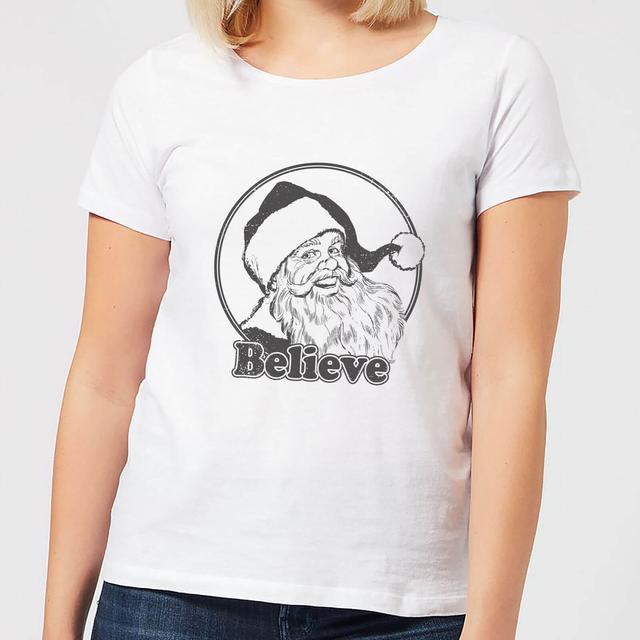 Believe Grey Women's T-Shirt - White - XXL - Weiß on Productcaster.