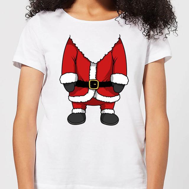 Santa Women's T-Shirt - White - M - White on Productcaster.