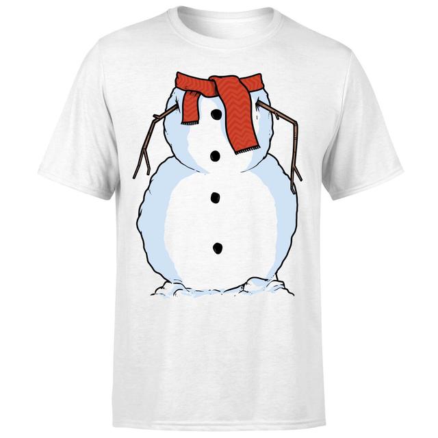 Snowman T-Shirt - White - S - Weiß on Productcaster.