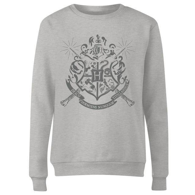 Felpa Harry Potter Draco Dormiens Nunquam Titillandus Grey - Donna - M on Productcaster.