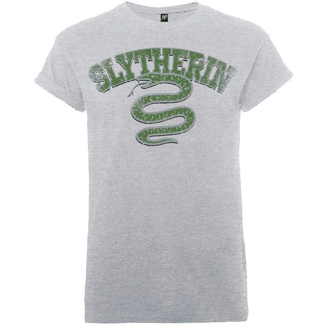 Harry Potter Slytherin Men's Grey T-Shirt - XL on Productcaster.