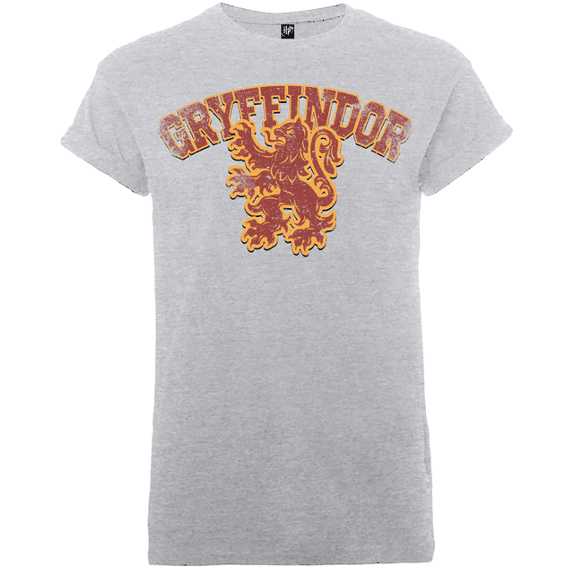 Harry Potter Gryffindor Männer T-Shirt - Grau - M on Productcaster.